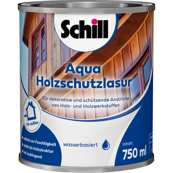 Schill Aqua Holzschutzlasur 0,75l